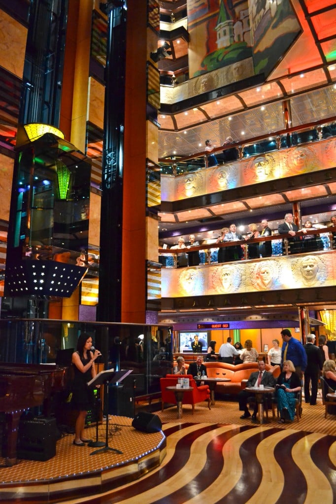 Carnival Valor Atrium Lobby Caribbean Cruise