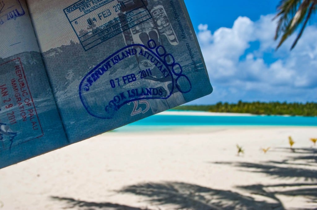 One Foot Island Post Office Aitutaki Cook Islands