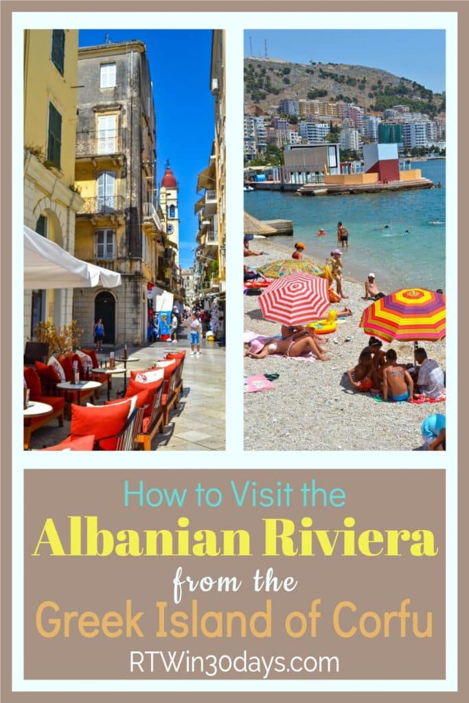 Albanian Riviera from Corfu