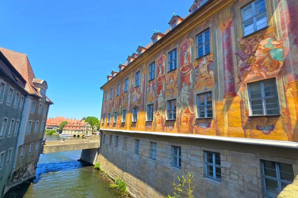 Altes Rathaus Murals Bamberg Germany