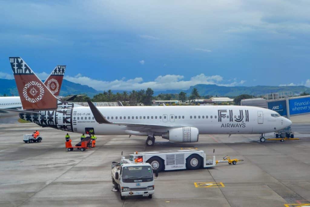 Arrival in Fiji