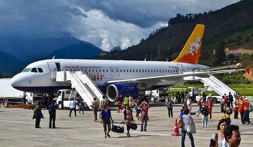 Paro Airport Bhutan