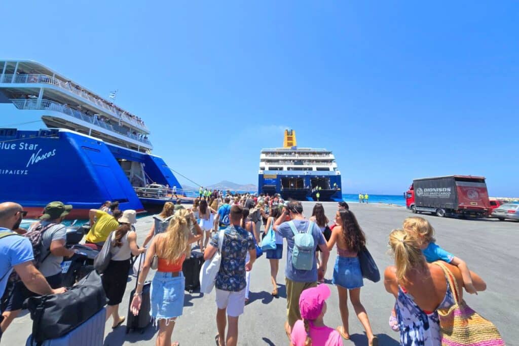 Blue Star Naxos and Delos in Naxos Greece