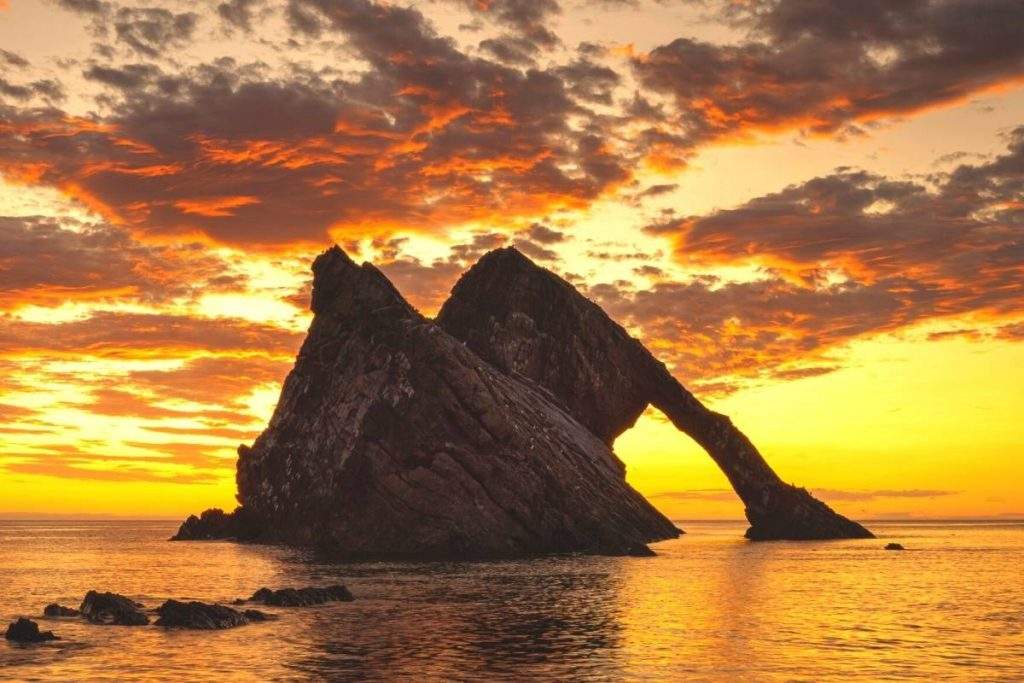 Bow Fiddle Rock Scotland