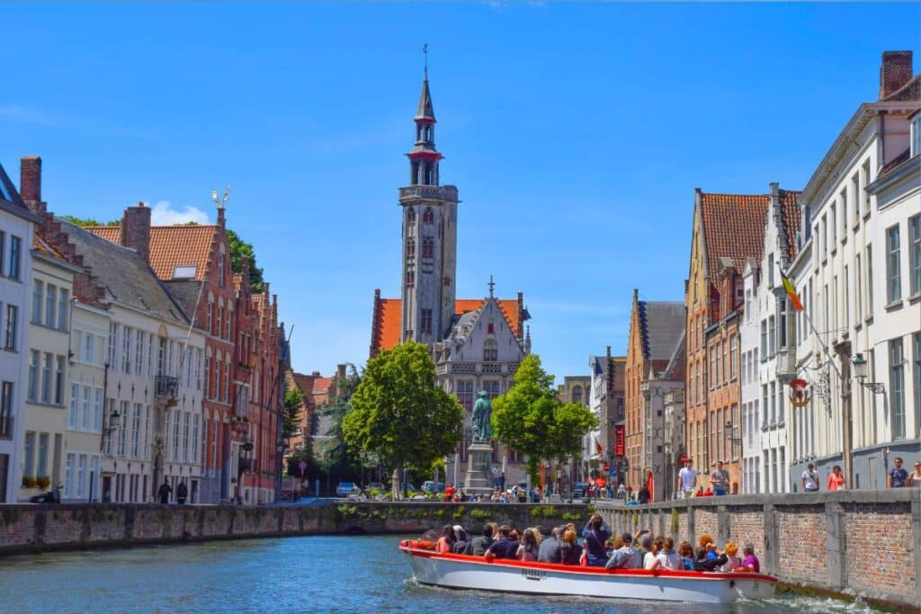 The canals of Bruges
