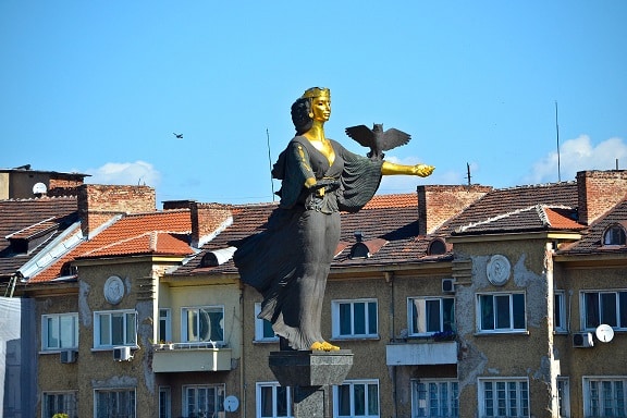The statue of Sofia Bulgaria