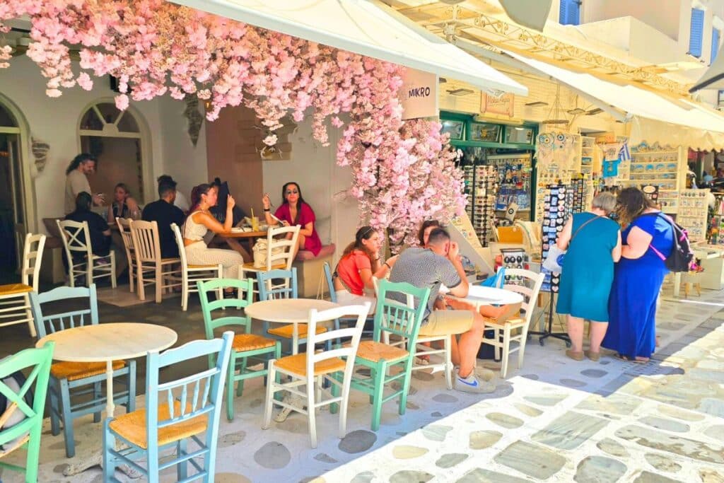 Cafe Tinos Town Tinos Greek Islands