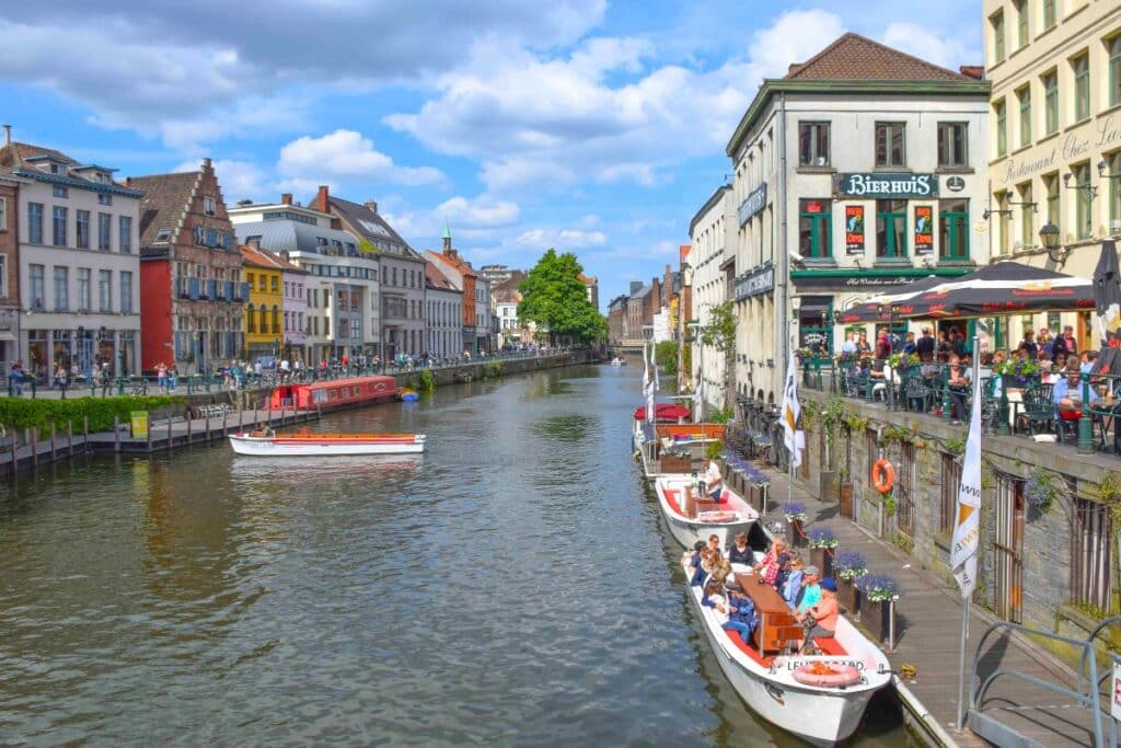 Canals of Ghent Belgium