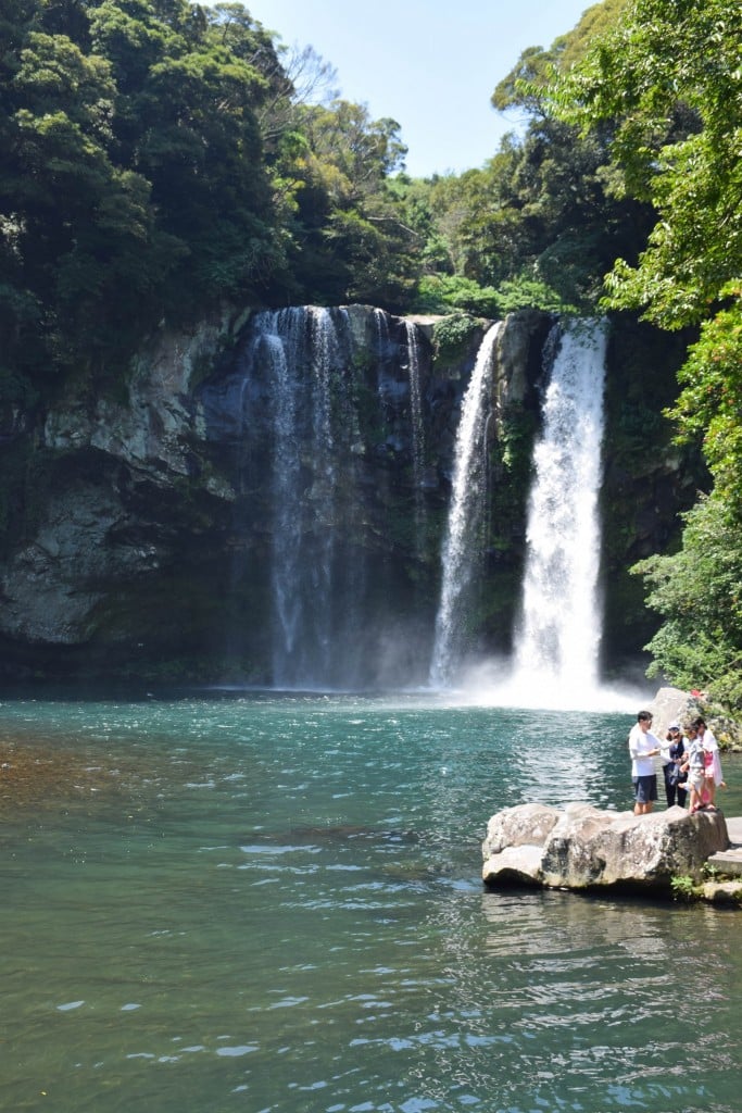 Cheonjiyeon Waterfall Jeju South Korea