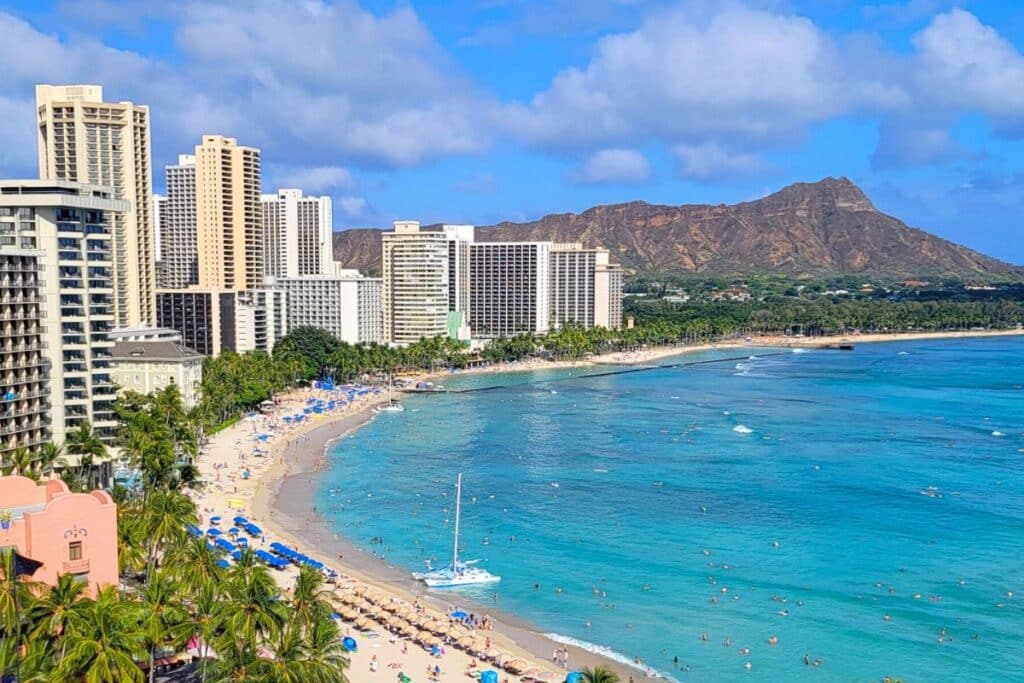 Diamond Head Waikiki Beach Oahu Hawaii