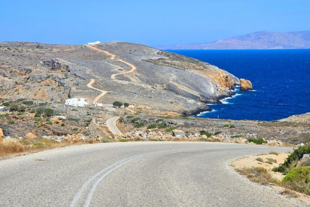 Driving in Sifnos Greece