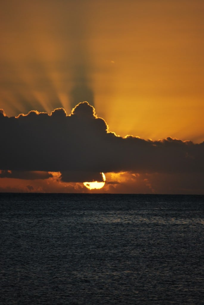Sunset Savaii Samoa
