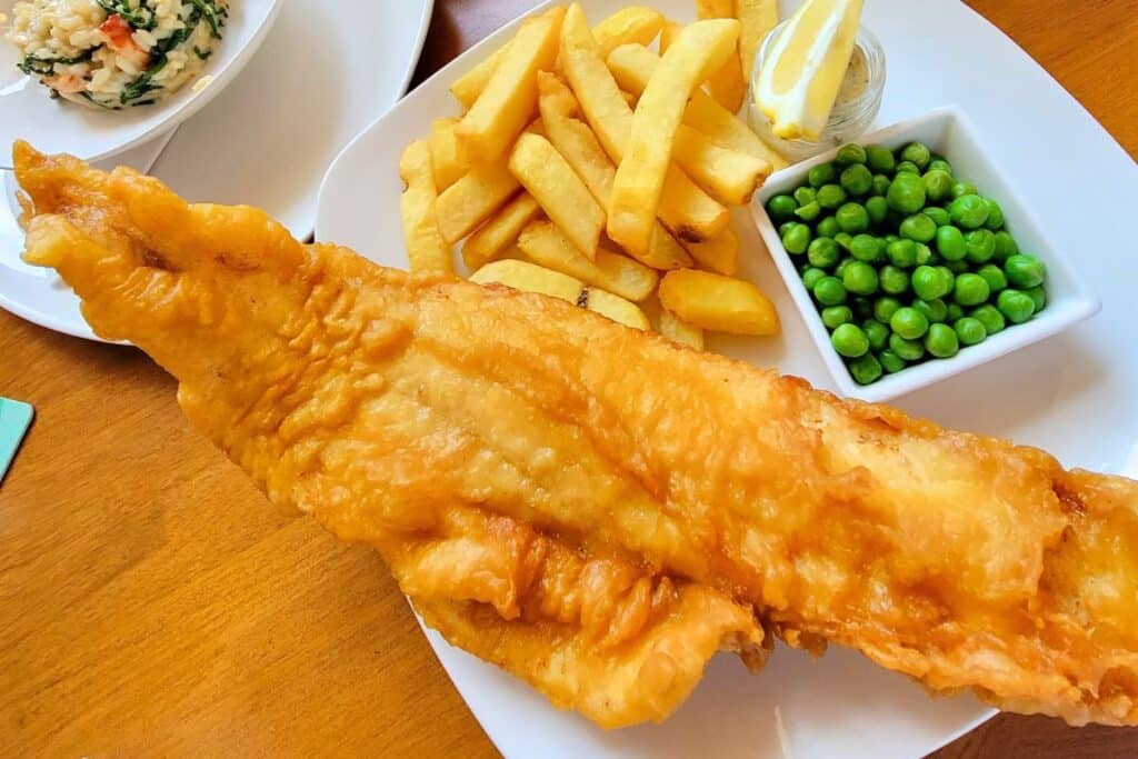 Fish and Chips at The Ship Inn