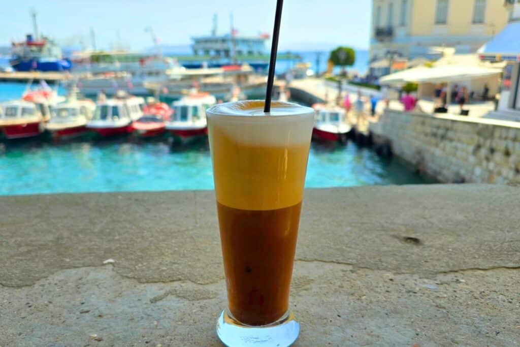 Freddo Cappuccino Spetses Greece