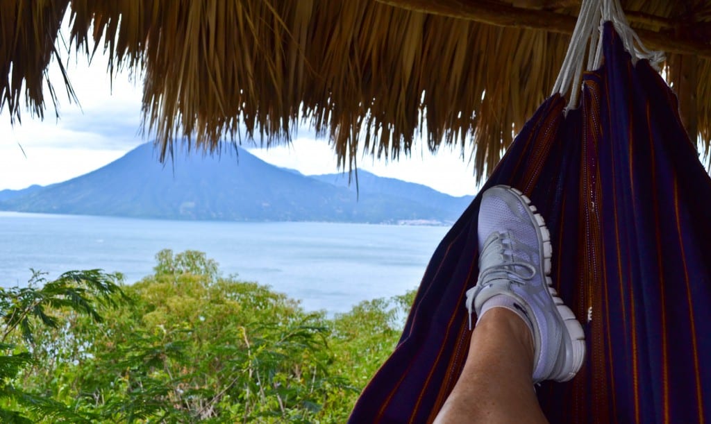 Hilltop palapa Laguna Lodge Guatemala