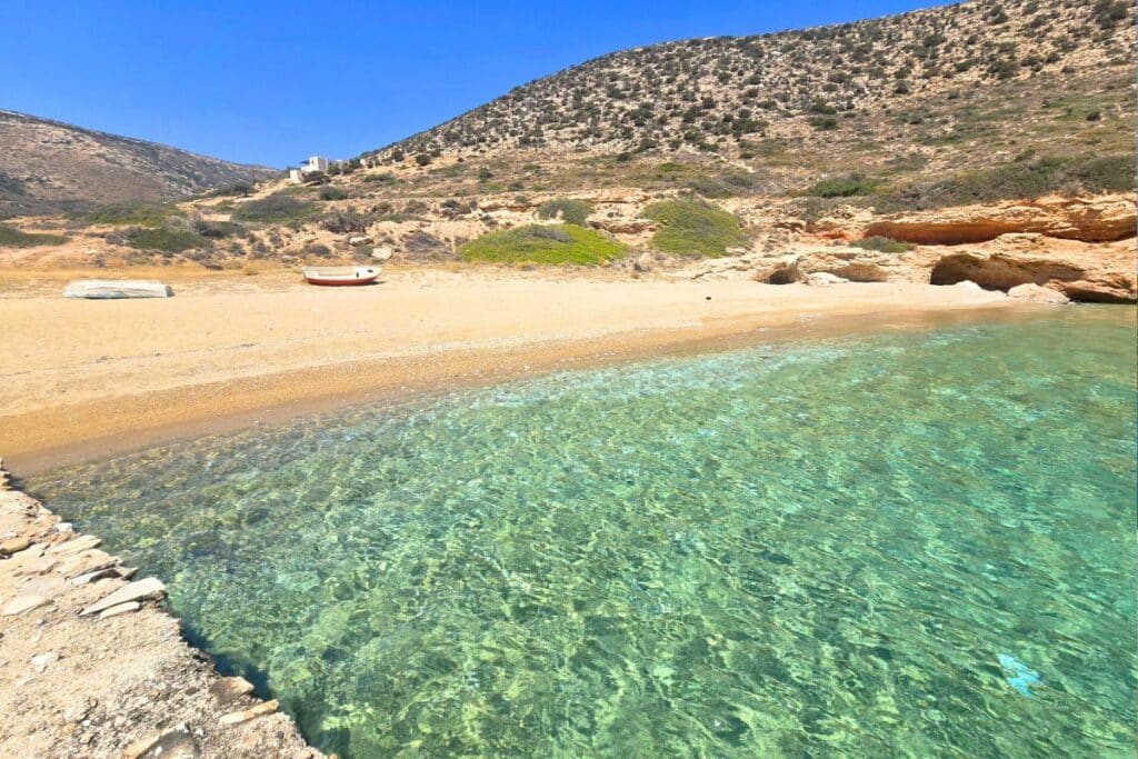Agia Theodoti Beach on the island of Ios