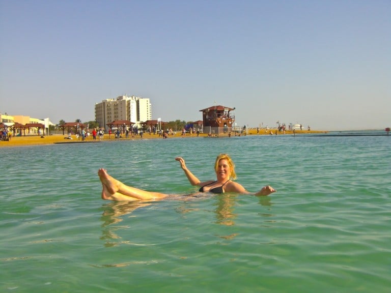 Doing the Dead Sea Float in Israel