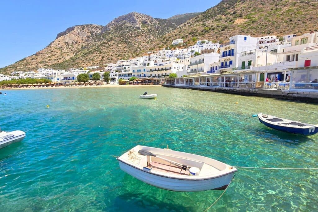 Kamares Harbor Sifnos Greek Islands