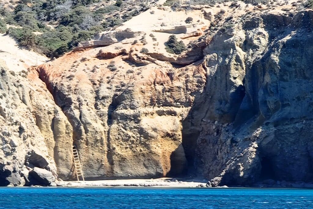 Kayak Tour Tsigrado Beach Milos Island Greece