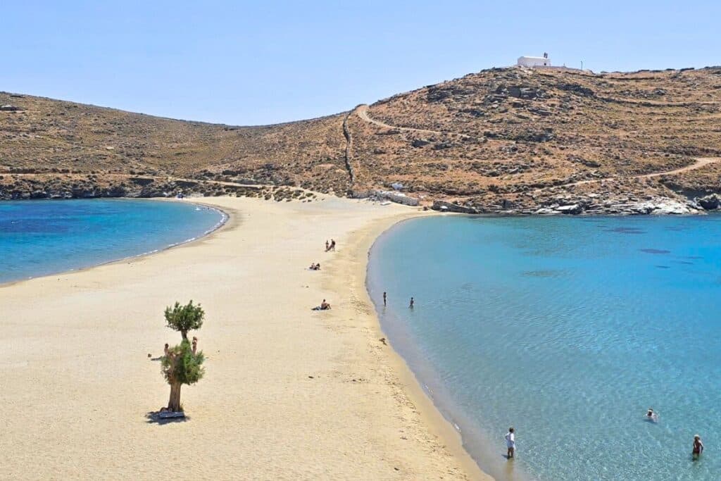 Kithnos Kolona Beach Greek Islands