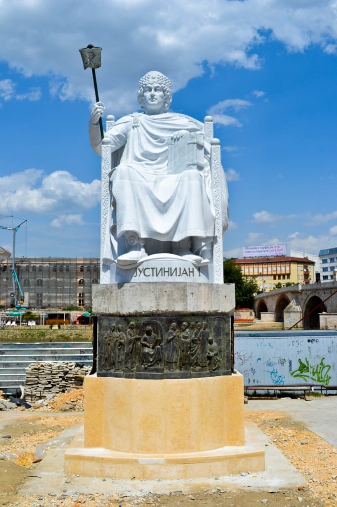 Statues Skopje Macedonia