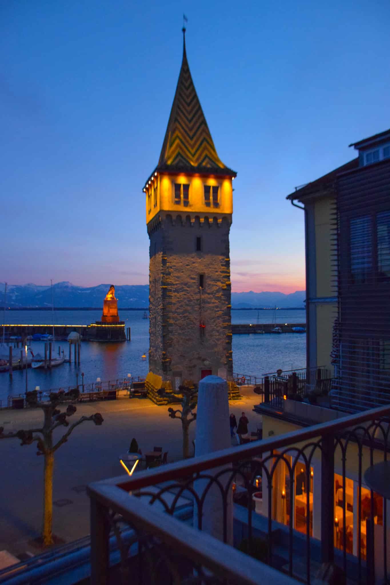 Mangturm Lighthouse Lindau Island Germany