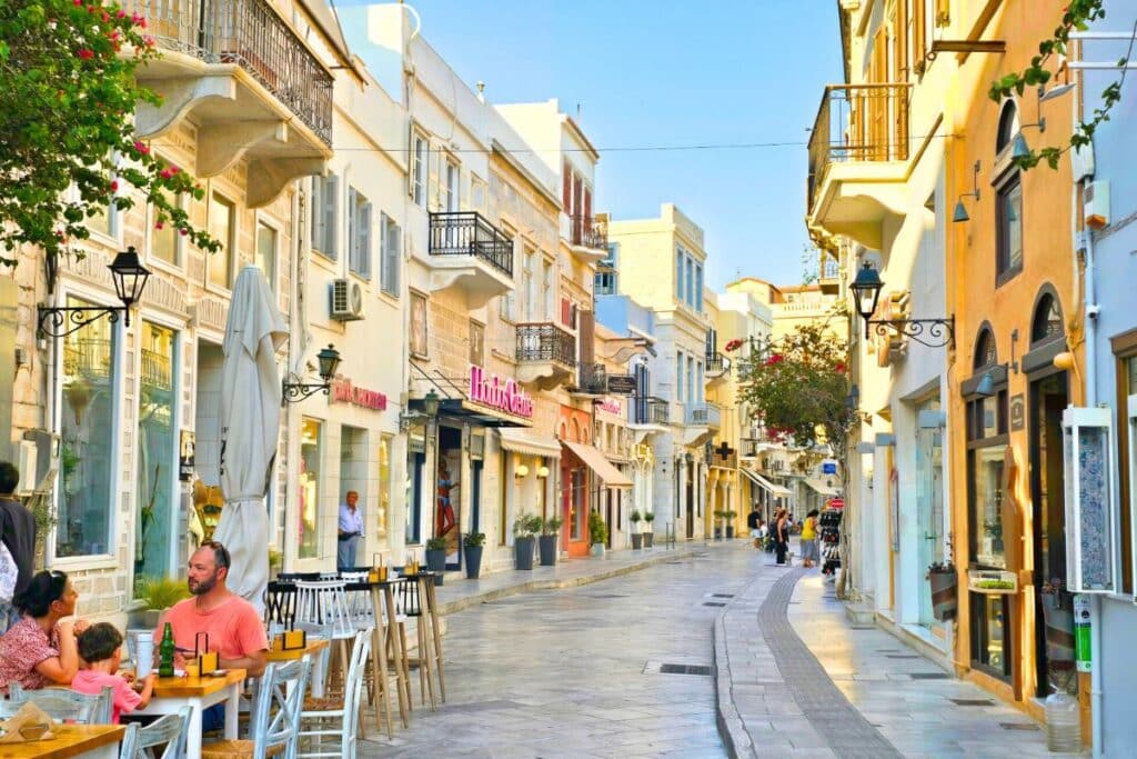 Marble Streets of Ermoupoli Syros Greece