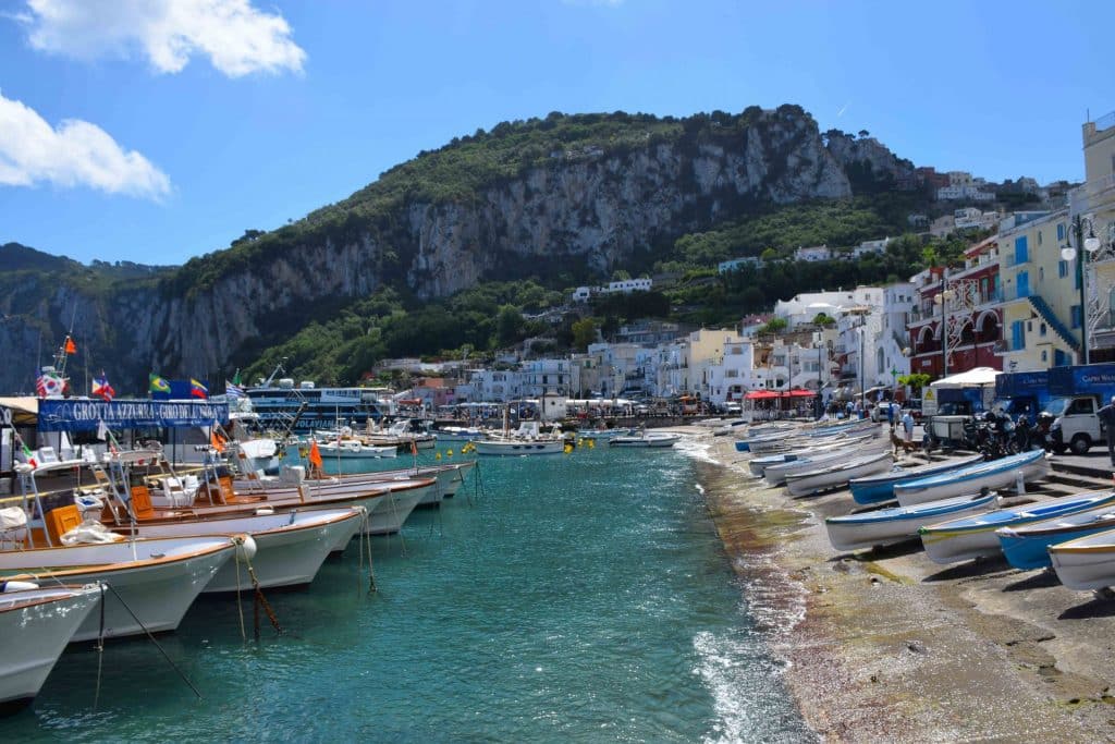 Marina Grande Boats Capri Italy