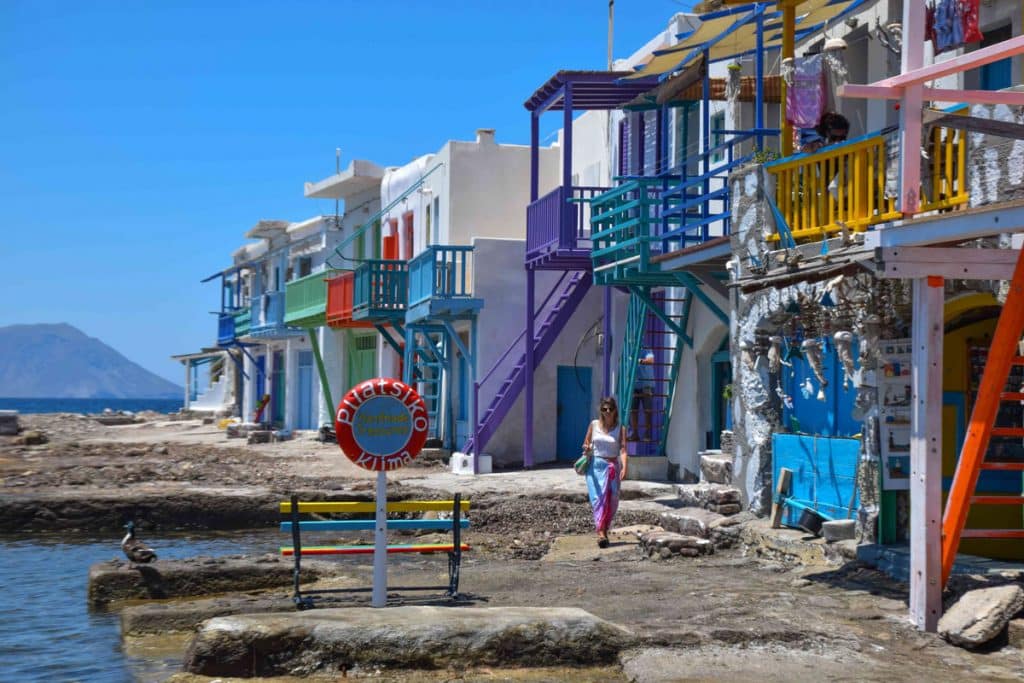 Syrmata houses Klima Milos