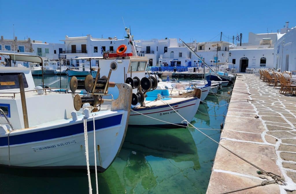 Naoussa Fishing Port Paros Greece