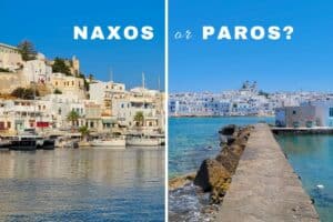 Naxos or Paros Best Greek Island