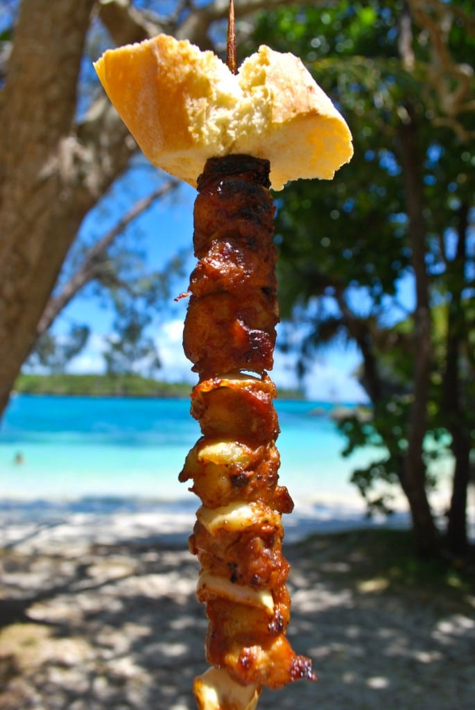 Lunch Ile des Pins New Caledonia