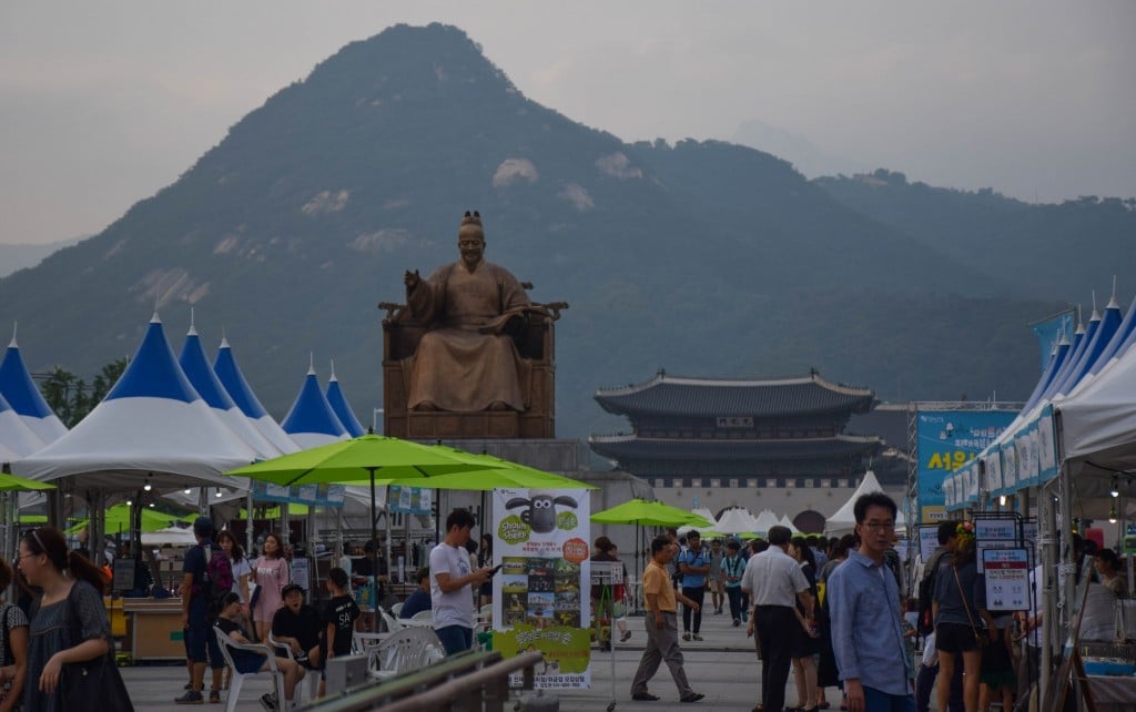 Night Market Seoul South Korea