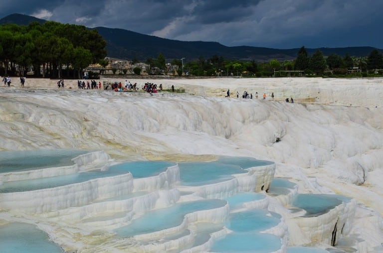 How to Visit the Travertine Terraces of Pamukkale Turkey