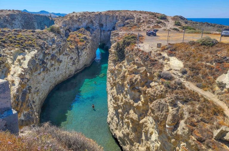 The Tiny Greek Island of Milos has 5 Beaches You Have to See to Believe