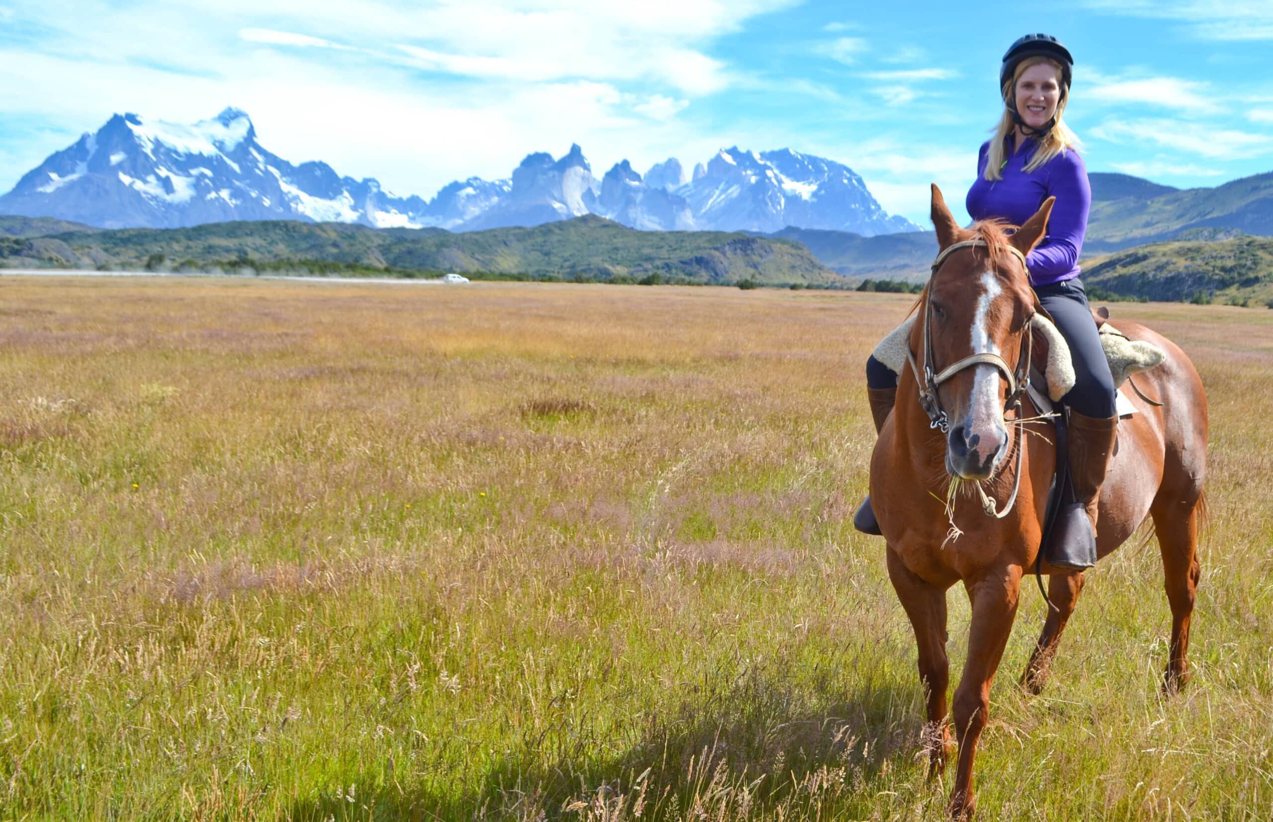 Horseback riding Torres del Paine Patagonia Chile
