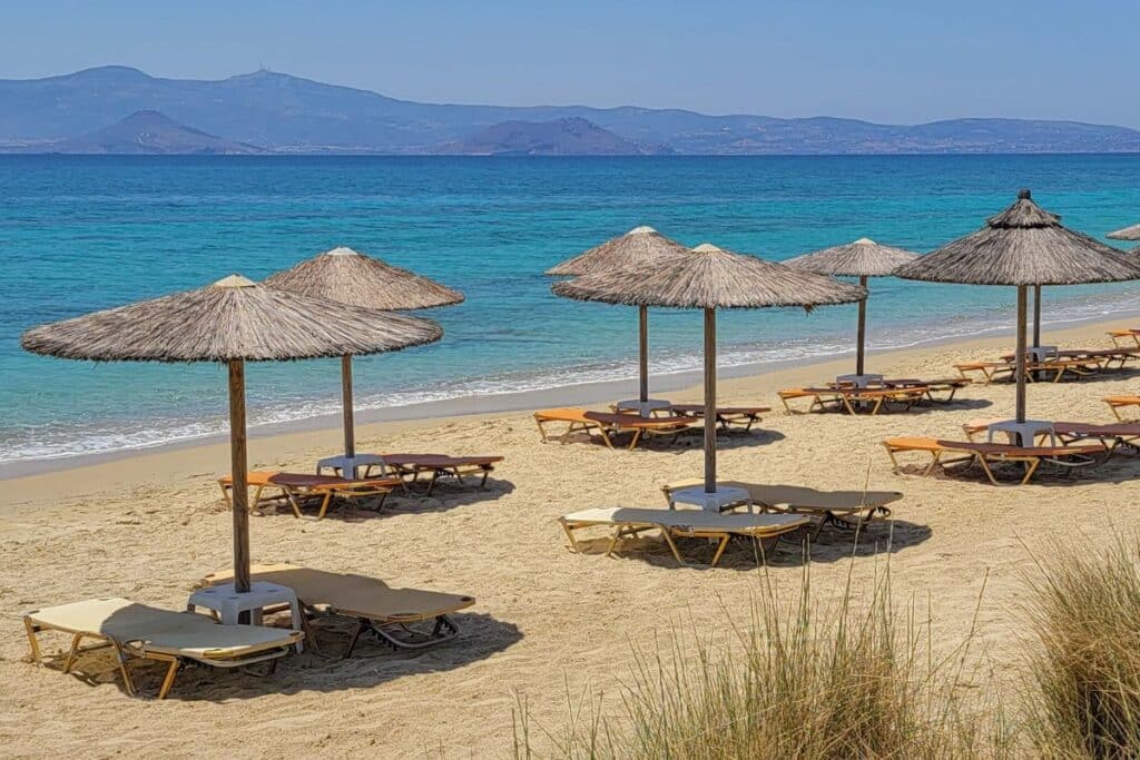 Plaka Beach Naxos Best Beaches