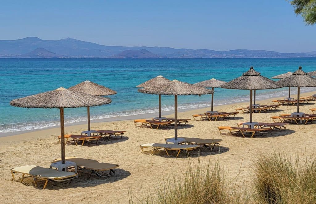 Plaka Beach Naxos Greece