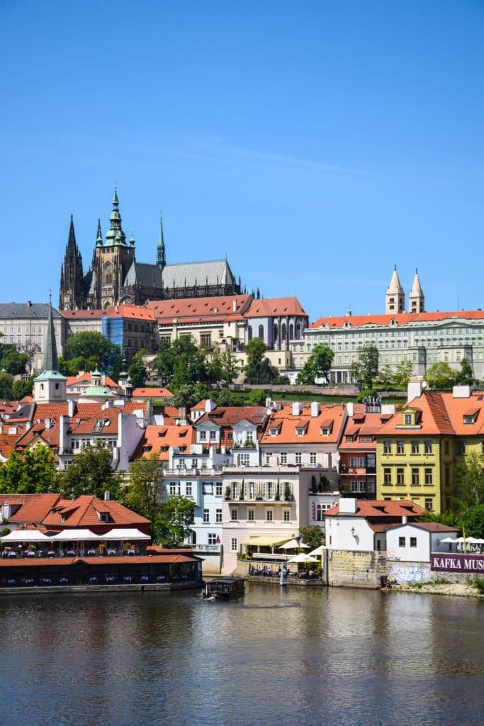 Prague Castle Vltava River Prague