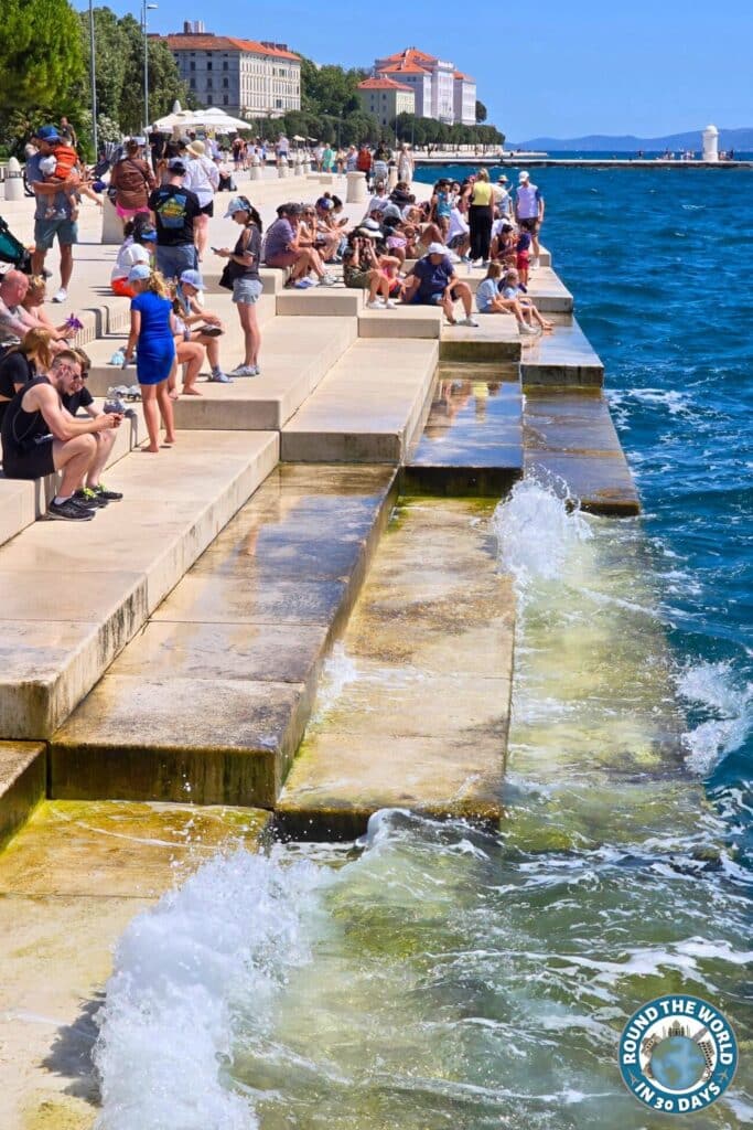 Zadar's famous Sea Organ