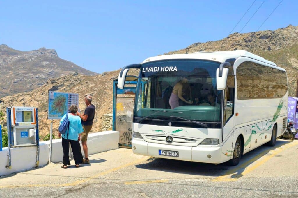 Serifos Chora Bus Greek Islands