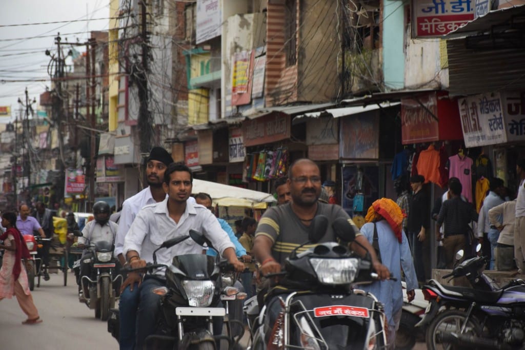 Street Traffic Varanasi India