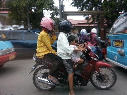 traffic Makassar Sulawesi Indonesia
