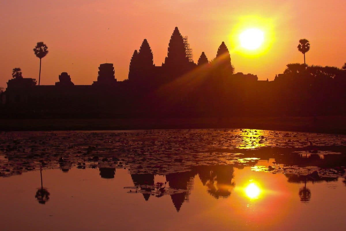 Sunrise at Angkor Wat Cambodia