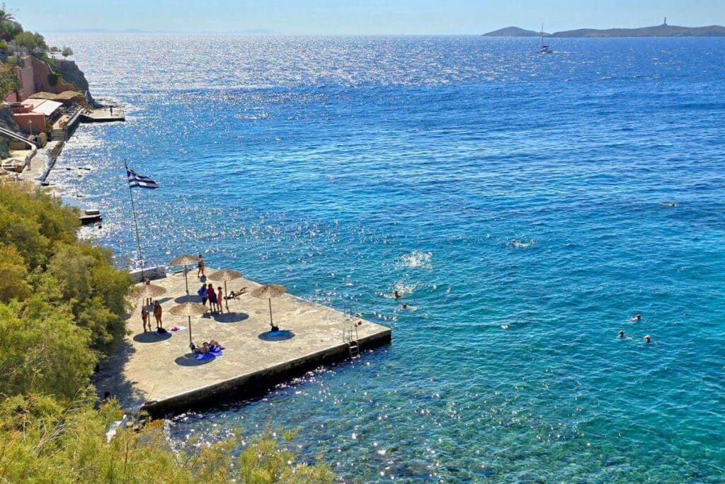 Swimming Spots on Syros Island Greece