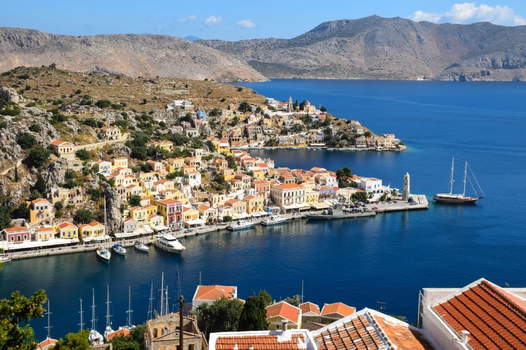 Symi Harbor Symi Greece