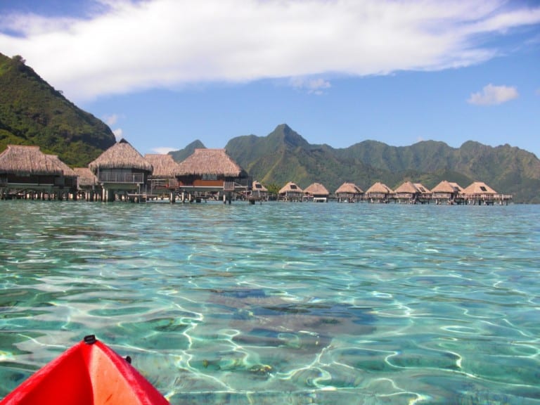 Blue Lagoon Paradise in Moorea Island, French Polynesia