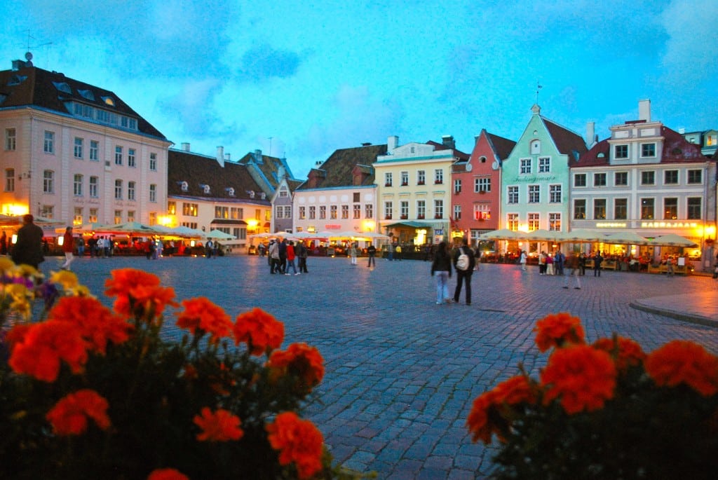 Old Town Square Tallinn Estonia
