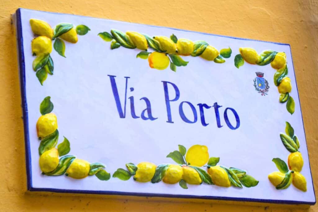 Via Porto Lemons Limone Sul Garda Northern Italy