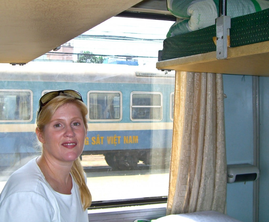 Train from Saigon to Hanoi Vietnam